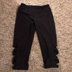 Girls Black capris